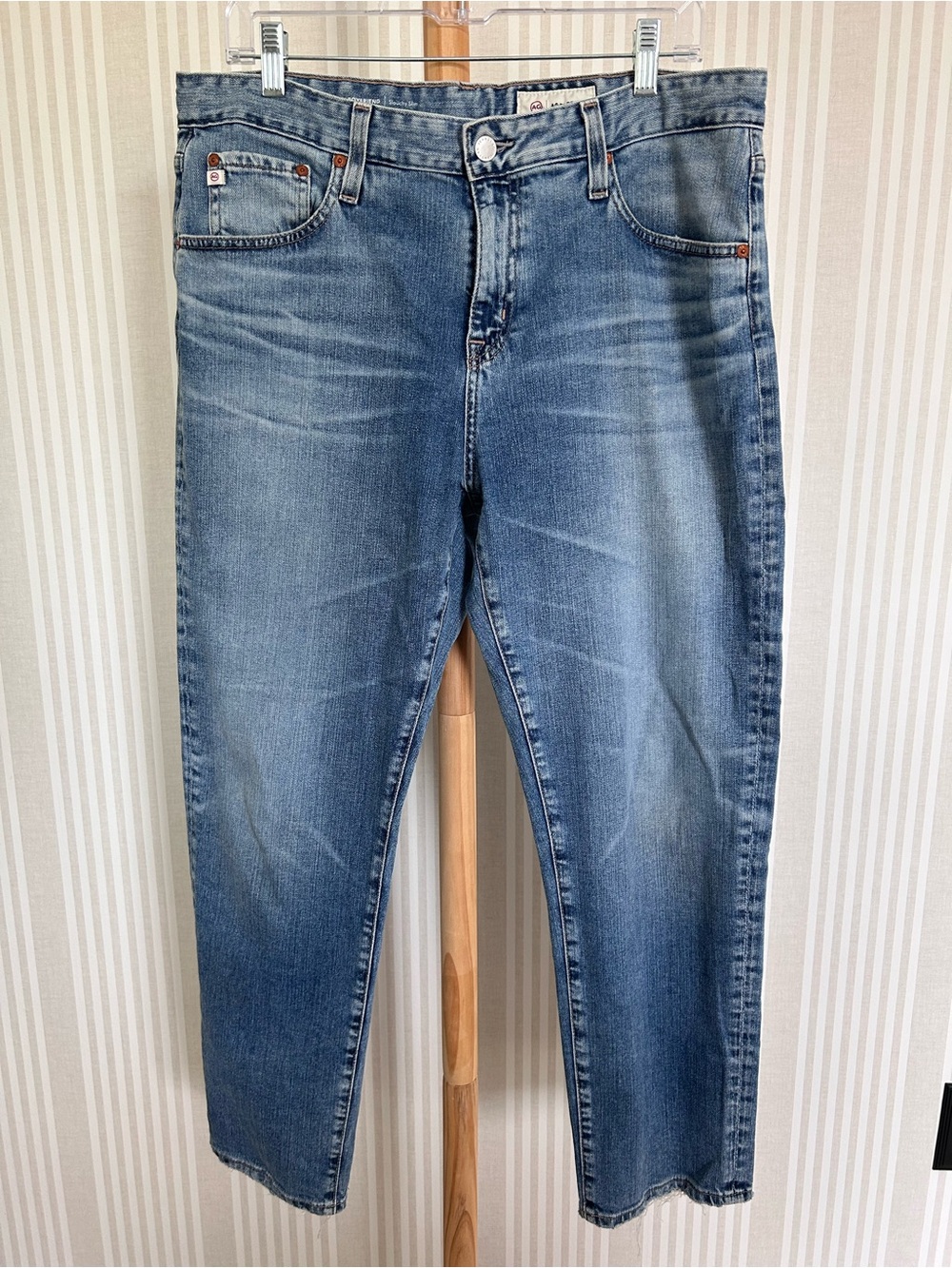 AG Adriano Goldschmied Ex-Boyfriend Slouchy Slim Jeans Women’s Size 31 - Picture 8 of 14